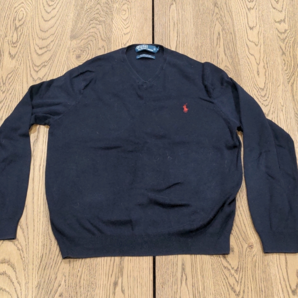 Ralph Lauren Polo v neck sweater Large